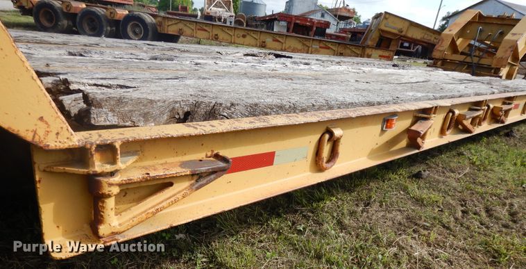 image for item DE5730 1961 Lacrosse RG-26-35 lowboy equipment trailer