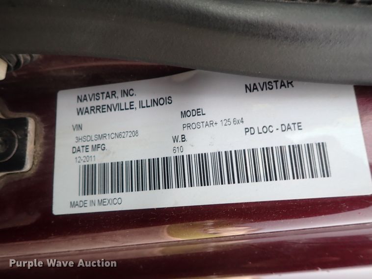 image for item DG3183 2012 International ProStar semi truck