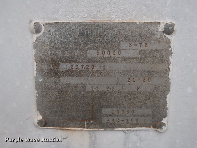 image for item DH0913 1976 Copco ESC-150 dry van trailer