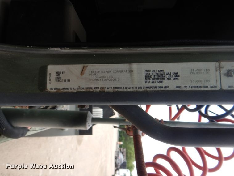 image for item DH5334 1992 Freightliner M915A2  semi truck