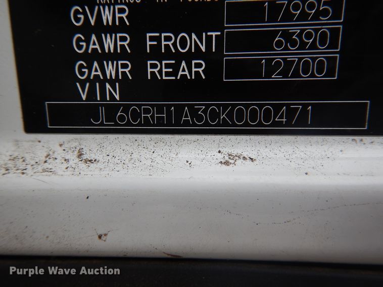 image for item GE9414 2012 Mitsubishi Fuso FE180  box truck