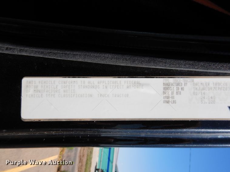 image for item GE9427 2014 Western Star 4900SB semi truck