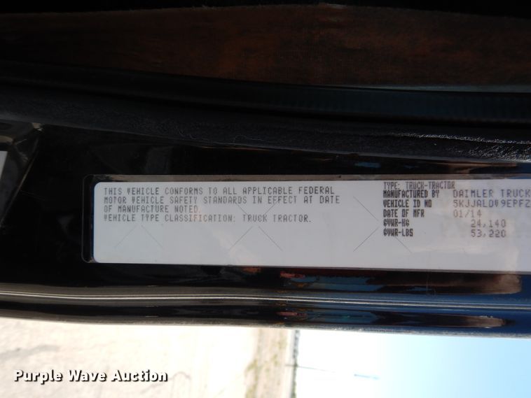 image for item GE9428 2014 Western Star 4900SB  semi truck