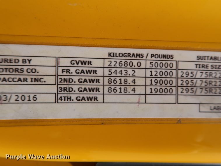 image for item HA9109 2017 Peterbilt 579  semi truck