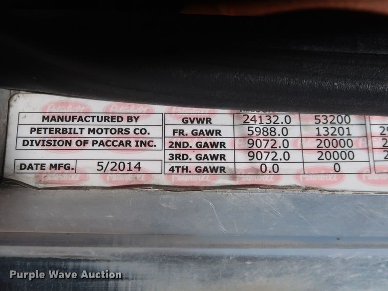 image for item HA9120 2015 Peterbilt 388  semi truck