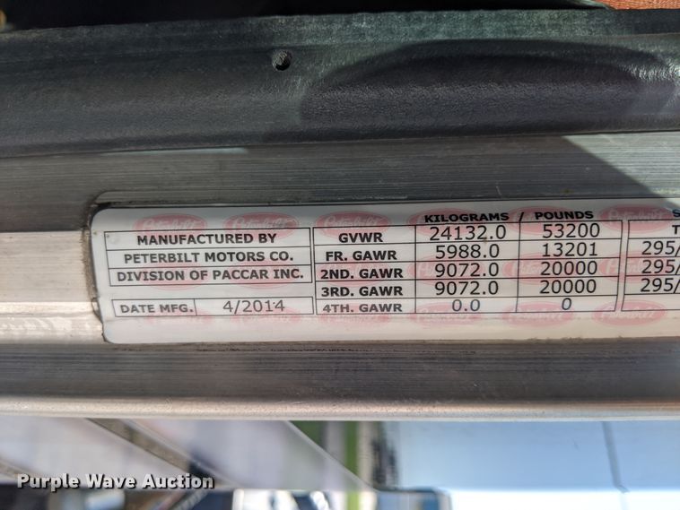 image for item HA9121 2015 Peterbilt 388  semi truck