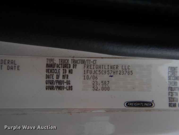 image for item HA9170 2007 Freightliner Business Class M2  semi truck