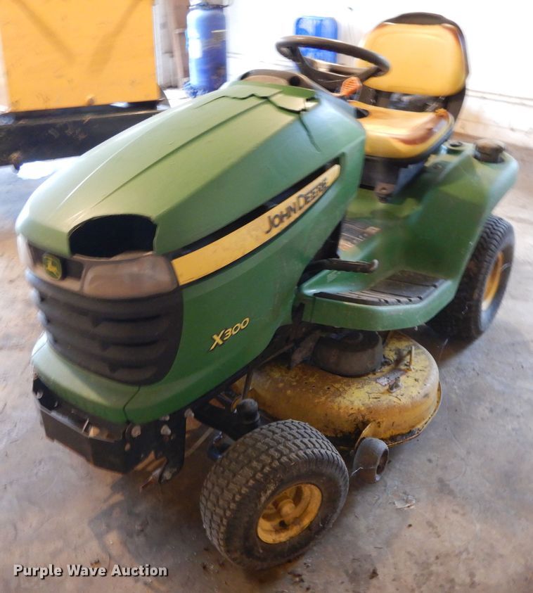 image for item DE5703 John Deere X300 lawn mower