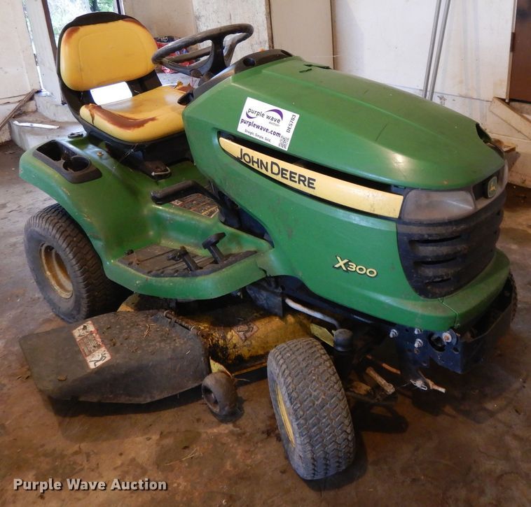 image for item DE5703 John Deere X300 lawn mower