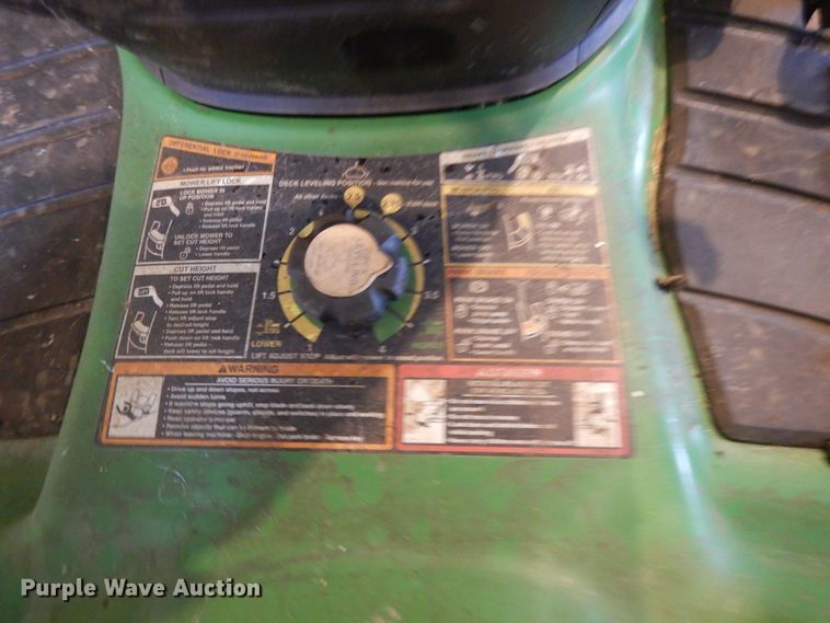 image for item DE5703 John Deere X300 lawn mower