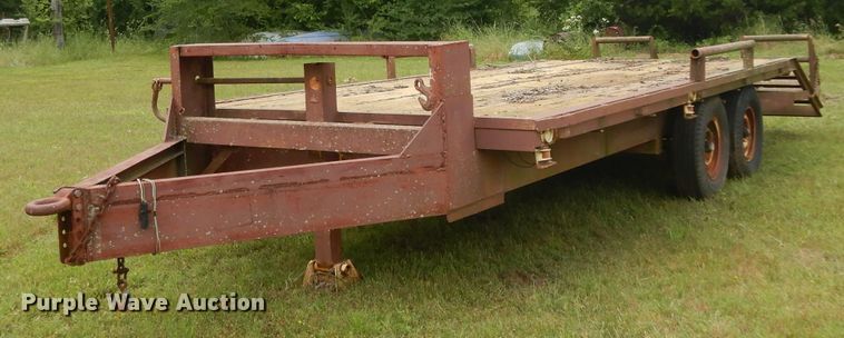 image for item DG6782 Shop built equipment trailer