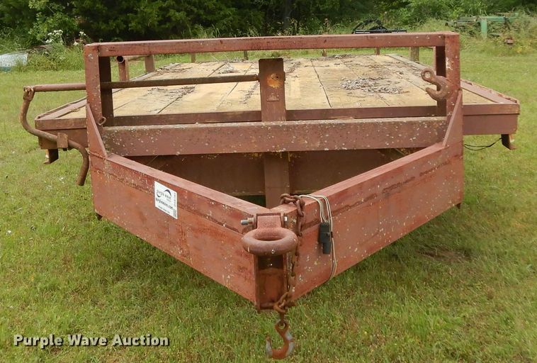 image for item DG6782 Shop built equipment trailer
