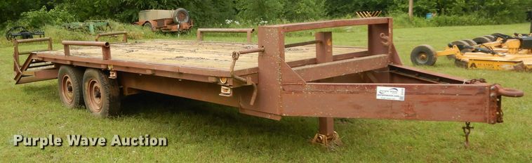 image for item DG6782 Shop built equipment trailer