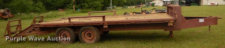 image for item DG6782 Shop built equipment trailer