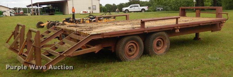 image for item DG6782 Shop built equipment trailer
