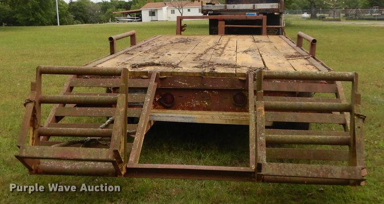 image for item DG6782 Shop built equipment trailer