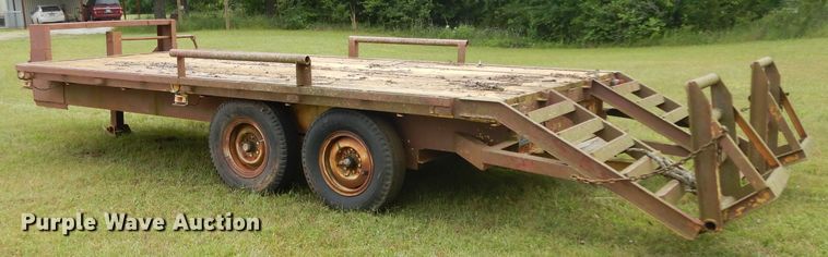 image for item DG6782 Shop built equipment trailer