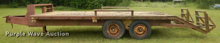 image for item DG6782 Shop built equipment trailer