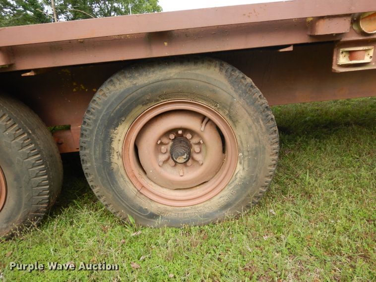 image for item DG6782 Shop built equipment trailer