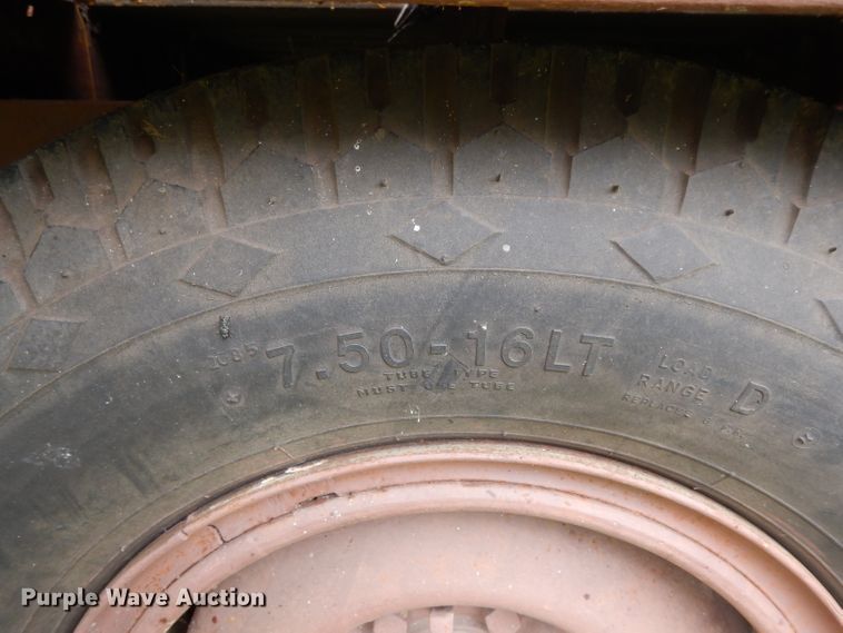 image for item DG6782 Shop built equipment trailer