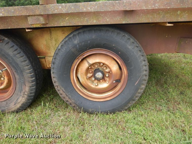 image for item DG6782 Shop built equipment trailer