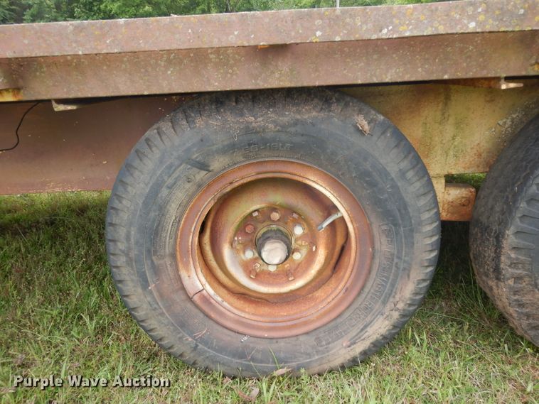 image for item DG6782 Shop built equipment trailer