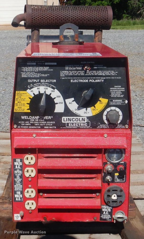 image for item DG8602 Lincoln Weldanpower AC/DC arc welder/generator