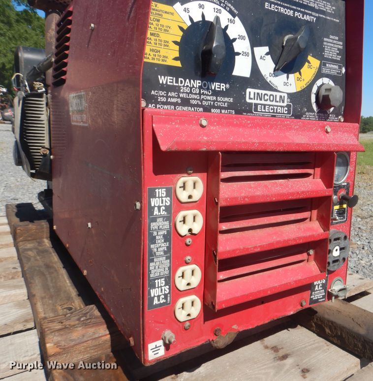 image for item DG8602 Lincoln Weldanpower AC/DC arc welder/generator