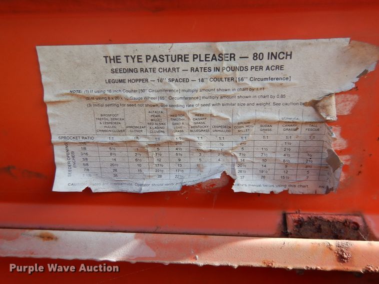 image for item GE9465 Tye Pasture Pleaser grain drill