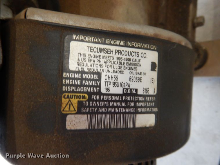 image for item GE9486 Coleman Powermate 3000 generator