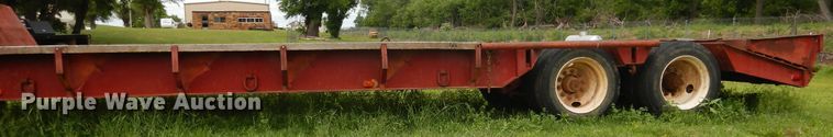 image for item GE9488 1980 Heavy Haul HS25 drop deck equipment trailer