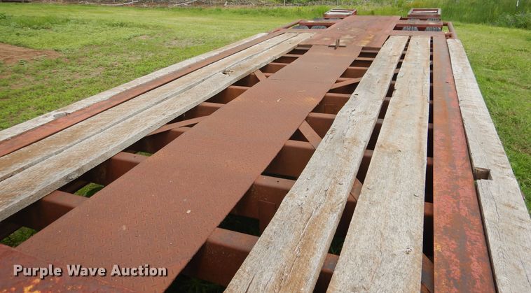 image for item GE9488 1980 Heavy Haul HS25 drop deck equipment trailer