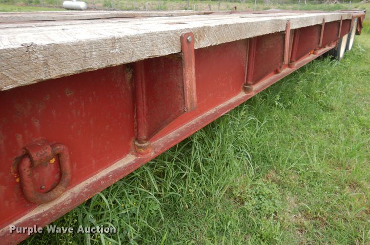 image for item GE9488 1980 Heavy Haul HS25 drop deck equipment trailer