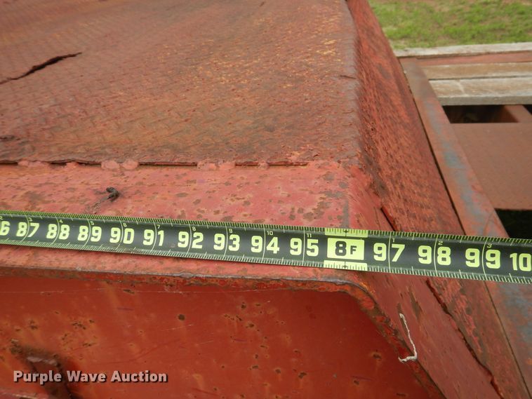 image for item GE9488 1980 Heavy Haul HS25 drop deck equipment trailer