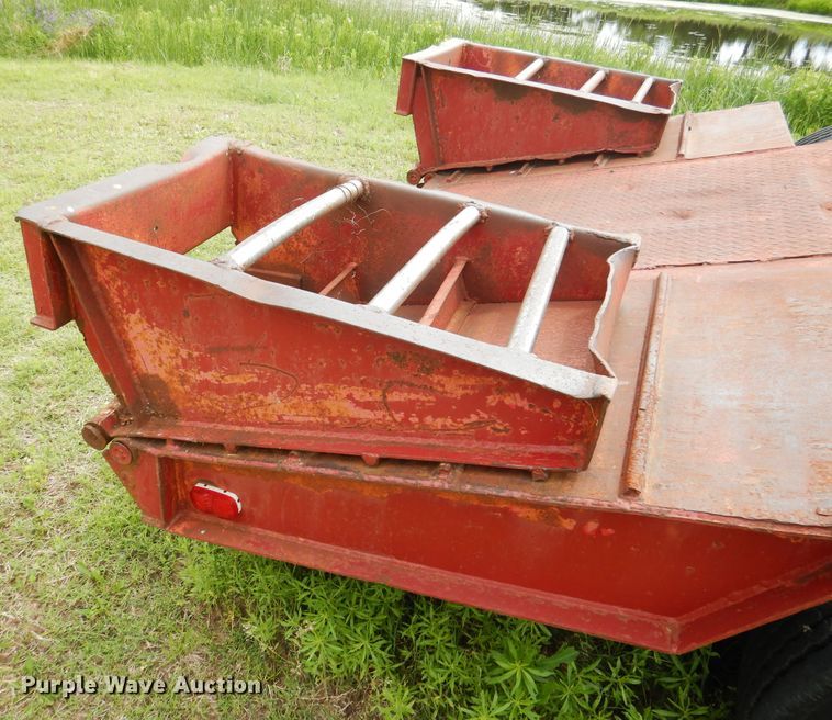 image for item GE9488 1980 Heavy Haul HS25 drop deck equipment trailer