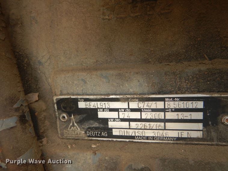 image for item GY9921 Deutz Diesel Corp power unit