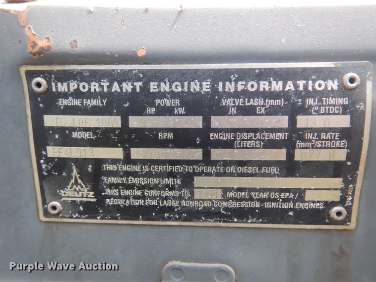 image for item GY9921 Deutz Diesel Corp power unit