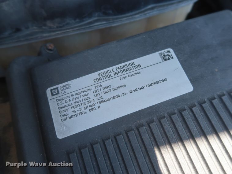 image for item HS9517 2015 Chevrolet Silverado 1500  Crew Cab pickup truck