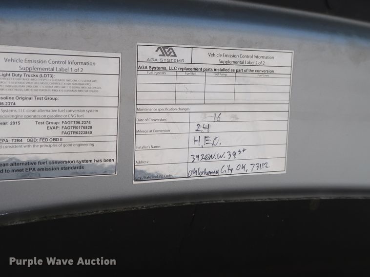 image for item HS9518 2015 Chevrolet Silverado 1500  Crew Cab pickup truck