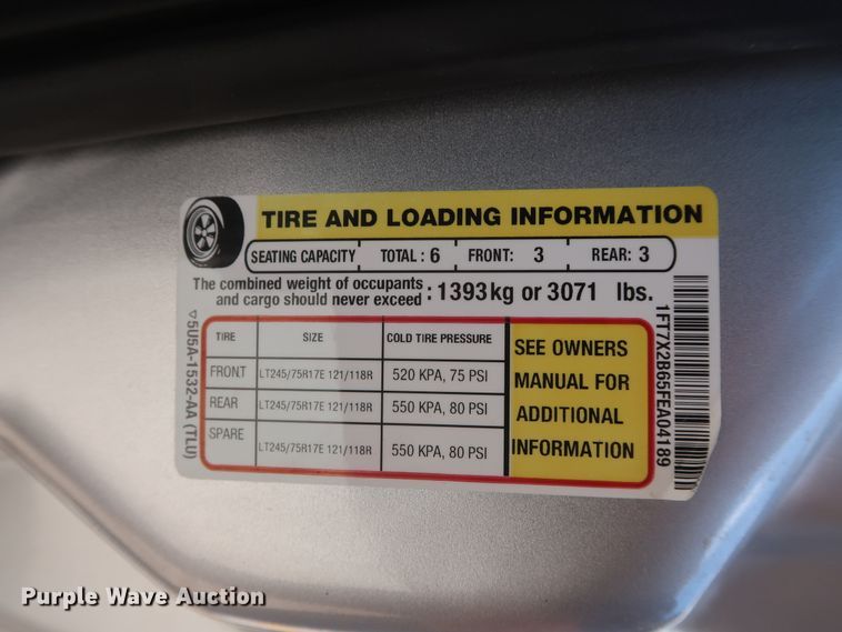 image for item HS9522 2015 Ford F250 Super Duty  SuperCab pickup truck