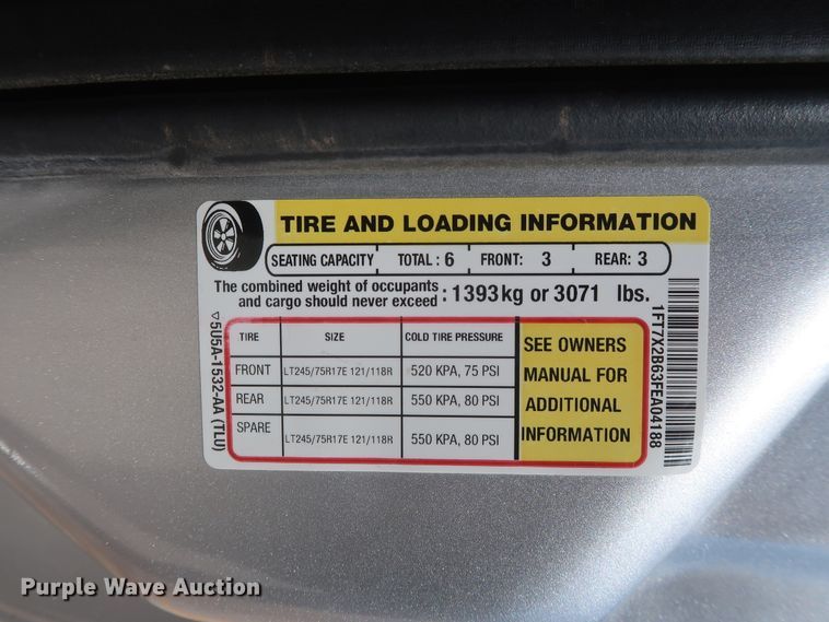 image for item HS9523 2015 Ford F250 Super Duty XL  SuperCab pickup truck