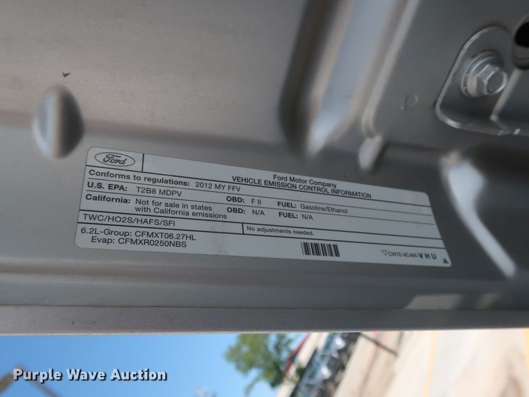 image for item HS9527 2012 Ford F250 Super Duty  SuperCab pickup truck