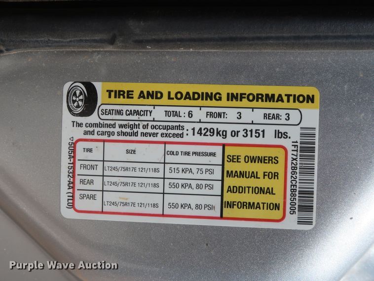 image for item HS9527 2012 Ford F250 Super Duty  SuperCab pickup truck