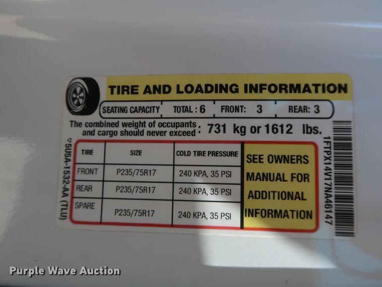 image for item HS9531 2007 Ford F150  SuperCab pickup truck