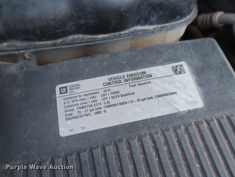 image for item HS9533 2015 Chevrolet Silverado 1500  Double Cab pickup truck