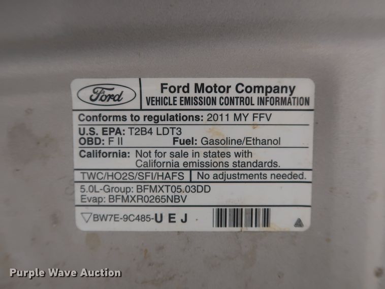 image for item HS9534 2011 Ford F150  SuperCab pickup truck