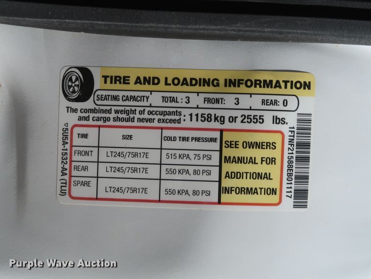 image for item HS9535 2008 Ford F250 Super Duty XL  pickup truck