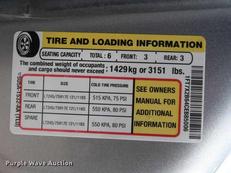 image for item HS9537 2012 Ford F250 Super Duty  SuperCab pickup truck