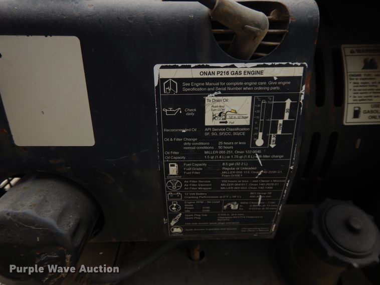 image for item DE5731 Miller Bobcat 225G welder/generator