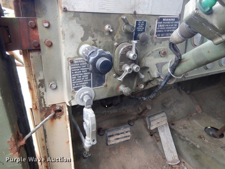 image for item DE5732 1967 Kaiser M44  flat dump bed truck